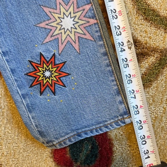 Star Embroidered Straight Leg Jeans - Picture 11 of 11